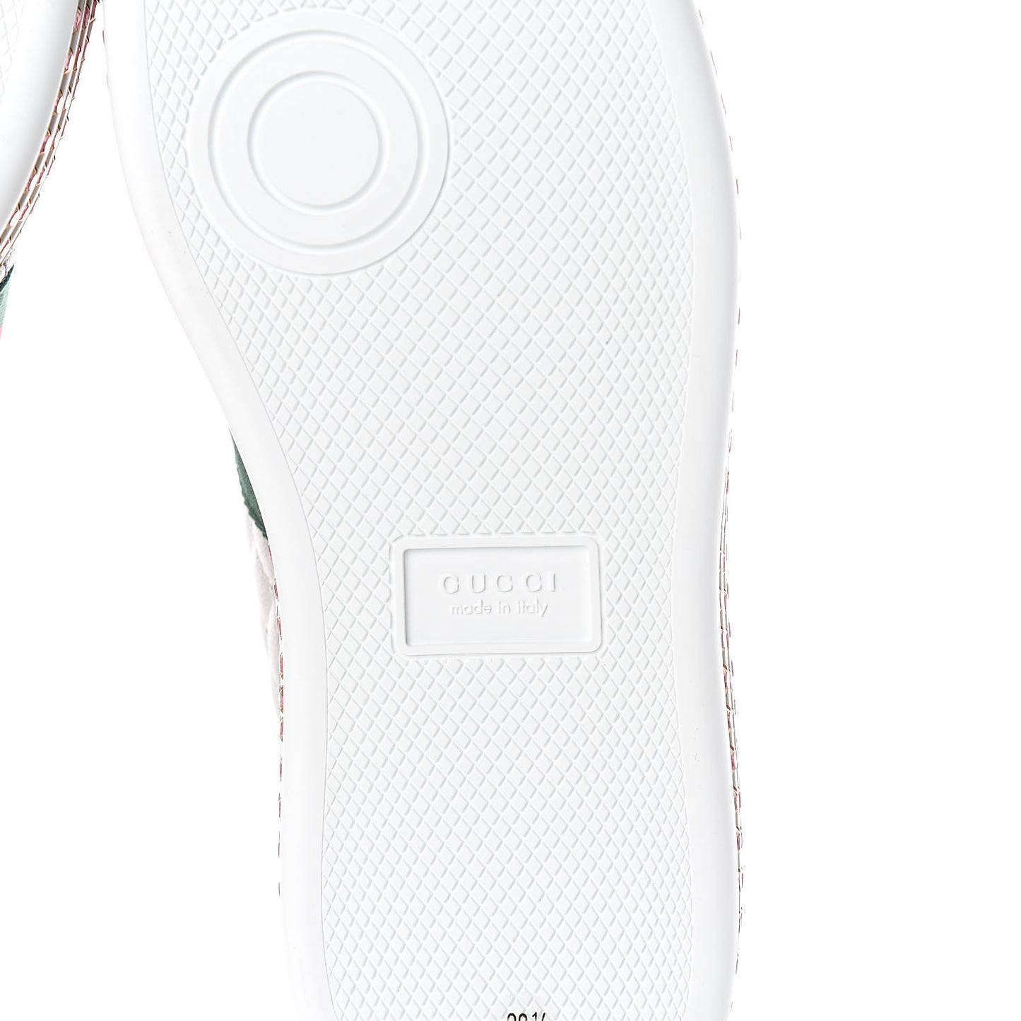 Laminated Nappa Crystal Web Bee Embroidered Trapuntata Womens Ace Platform Sneakers 38.5 Argento