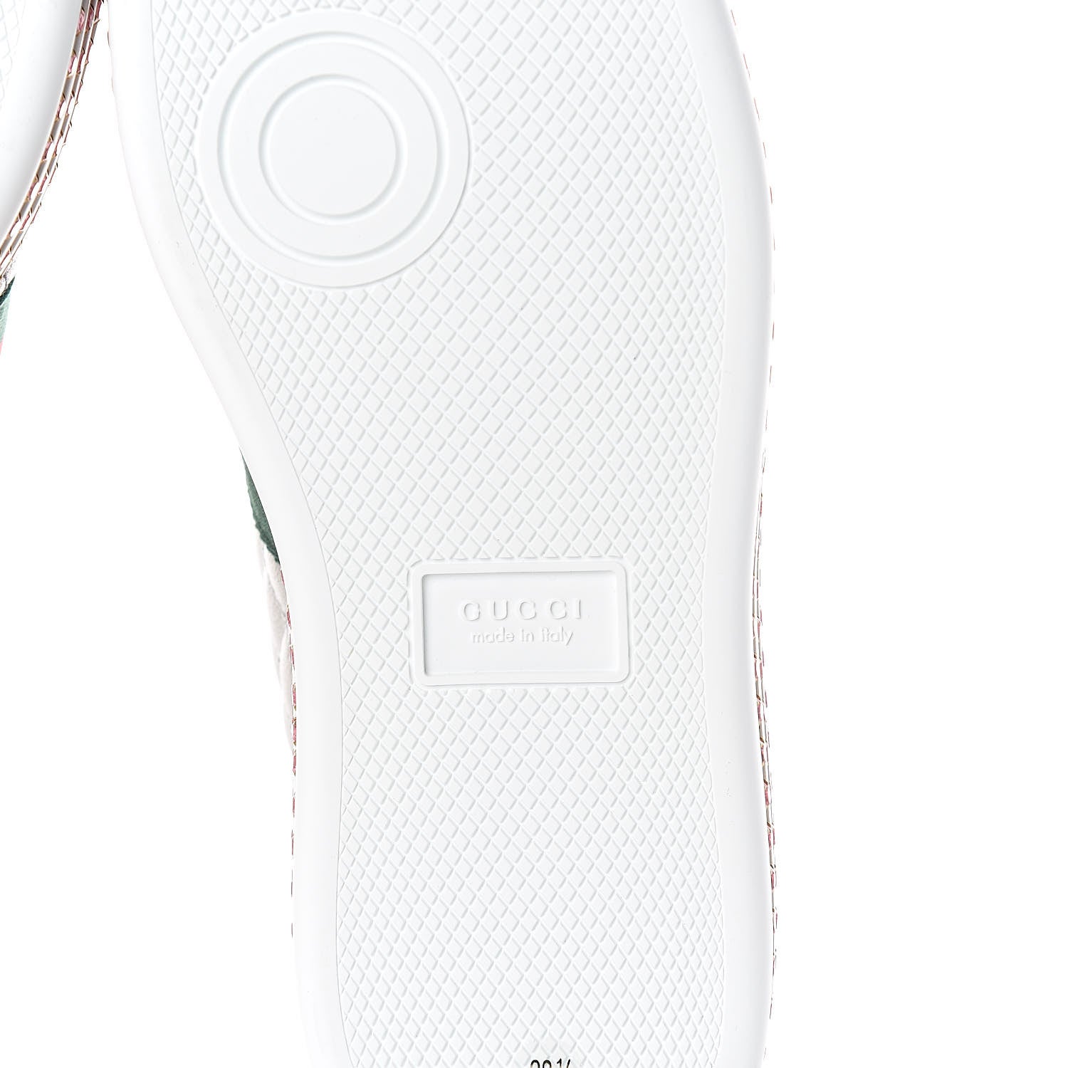 Gucci Laminated Nappa Crystal Web Bee Embroidered Trapuntata Womens Ace Platform Sneakers 38.5 Argento 7 of 7