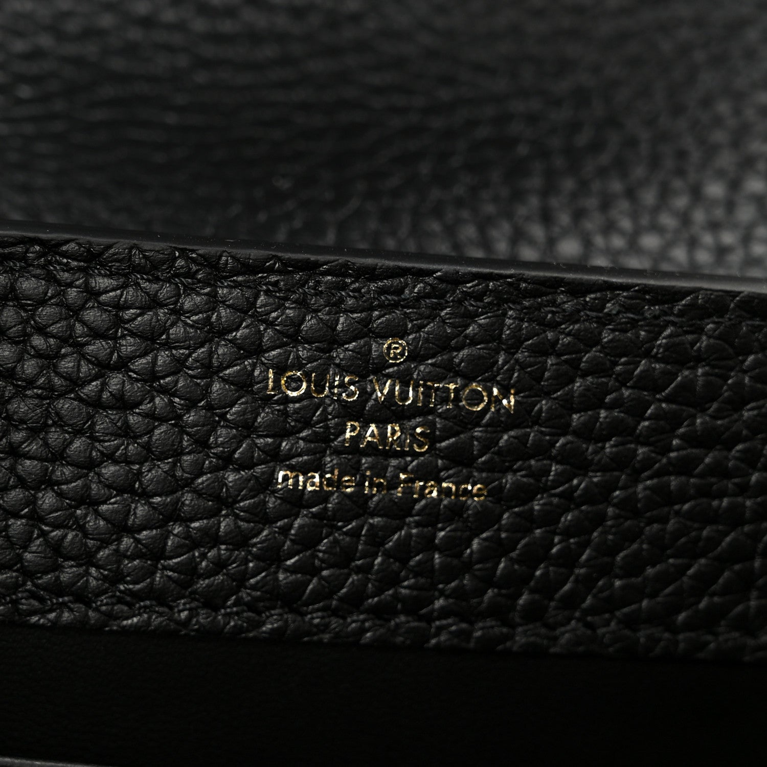 Louis Vuitton Taurillon Embellished Flower Handle Capucines Mini Black 6 of 9