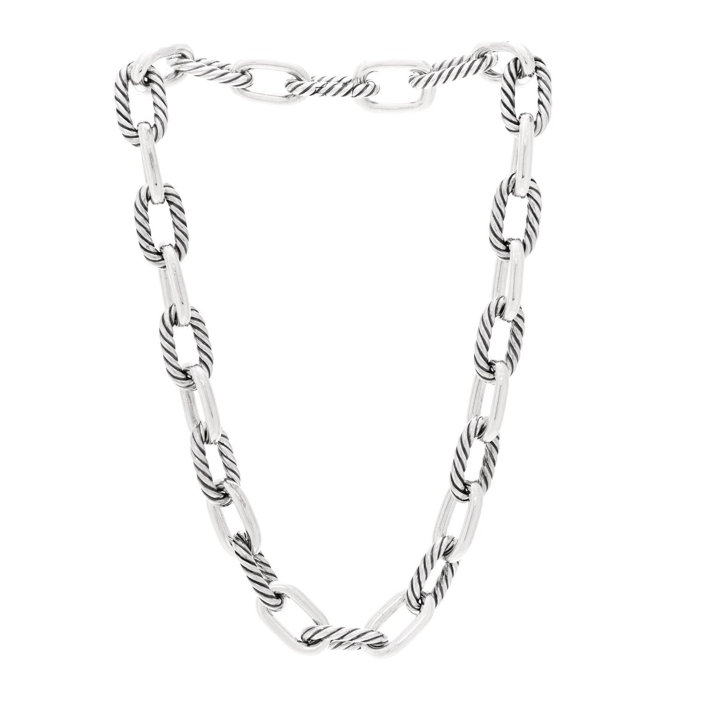 Sterling Silver 14mm Madison Chain Necklace
