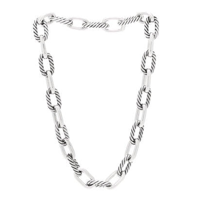 David Yurman Sterling Silver 14mm Madison Chain Necklace 3 of 5
