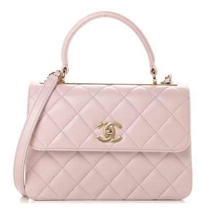 Chanel Lambskin Quilted Small Trendy CC Flap Dual Handle Bag Lilac 1 of 11