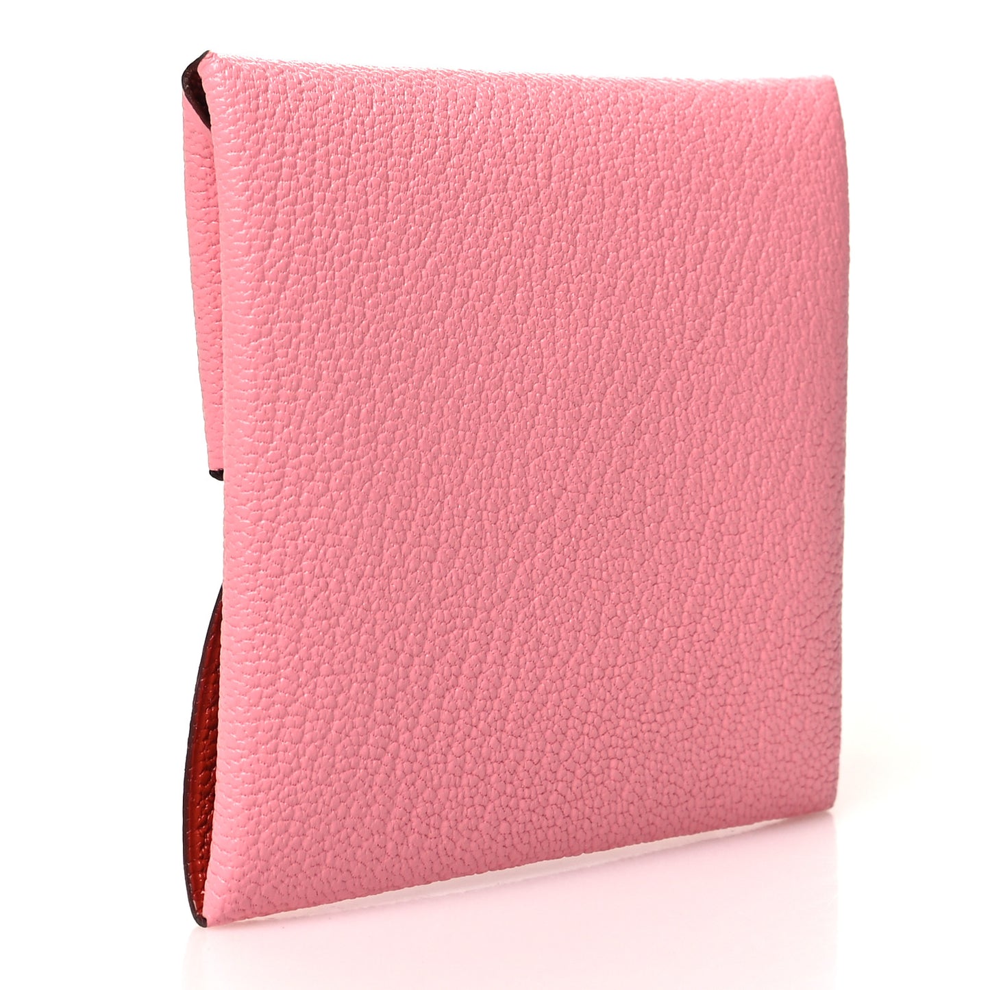 Chevre Mysore Verso Bastia Coin Purse Rose Confetti Brique