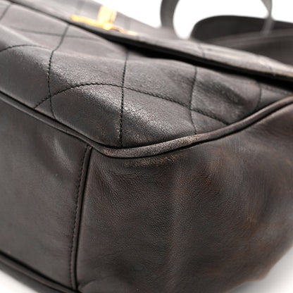 Chanel Lambskin Quilted Flap Shoulder Bag Black 11 of 16