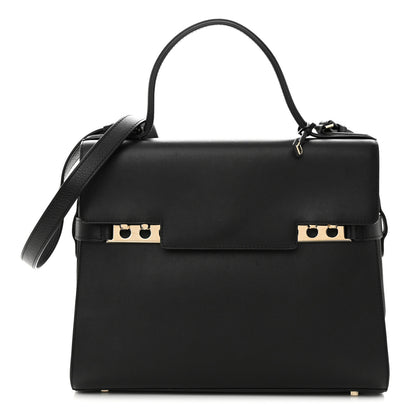 Delvaux Smooth Calfskin GM Tempete Satchel Black 1 of 13