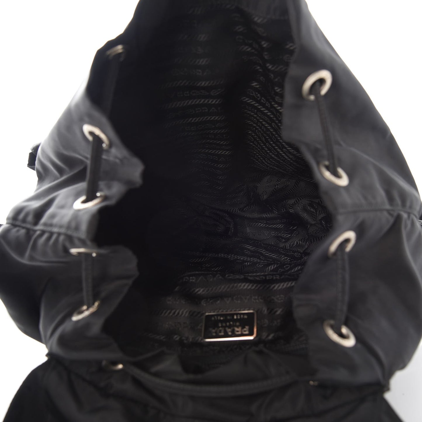 Nylon Vela Medium Backpack Black