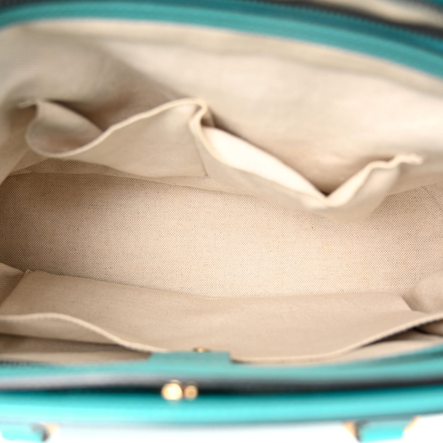 Textured Calfskin Medium Bright Bit Tote Blue