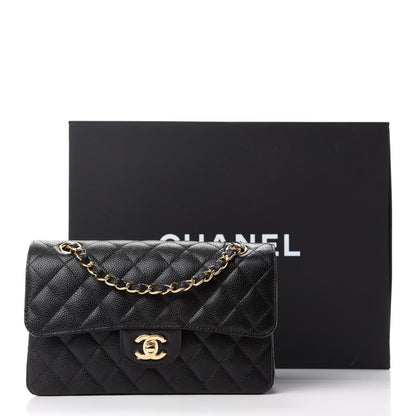 Chanel Caviar Quilted Small Double Flap Black 11 of 11