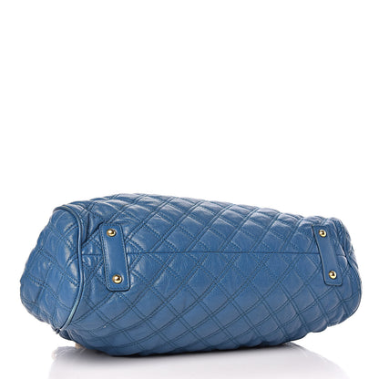 Marc Jacobs Lambksin Quilted Stam Blue 4 of 15