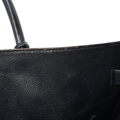 Hermes Courchevel Birkin 35 Indigo 33 of 42