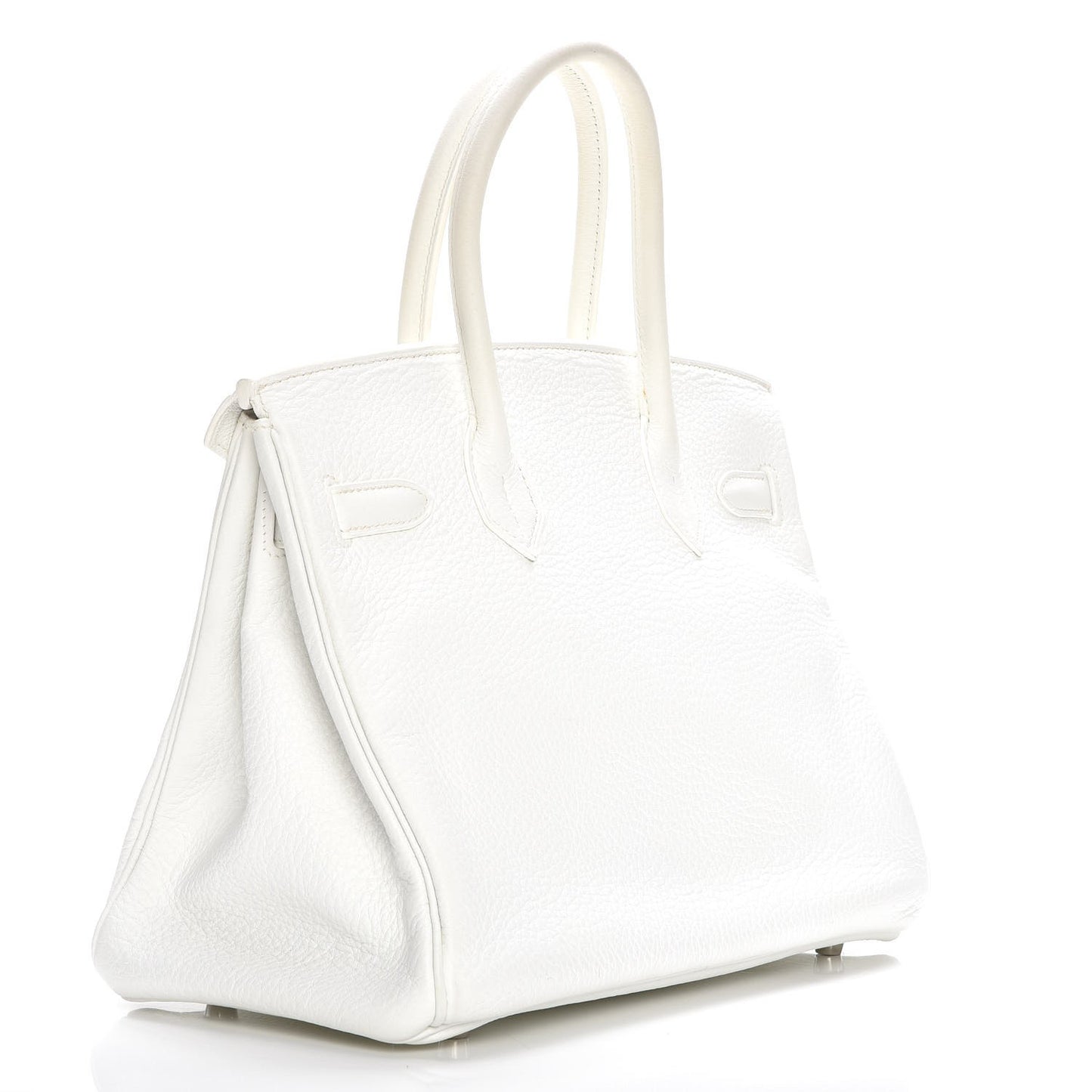 Taurillon Clemence Birkin 30 White