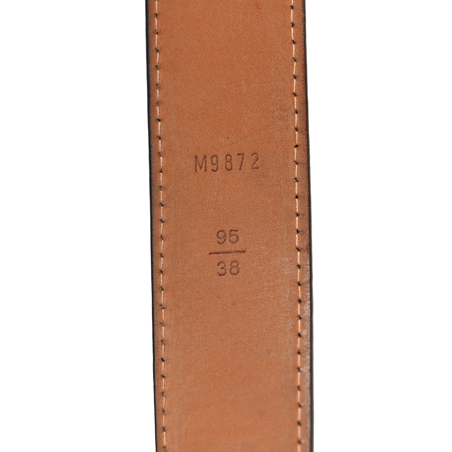 Louis Vuitton Monogram Ceinture Belt Gold Buckle 95 38 6 of 8