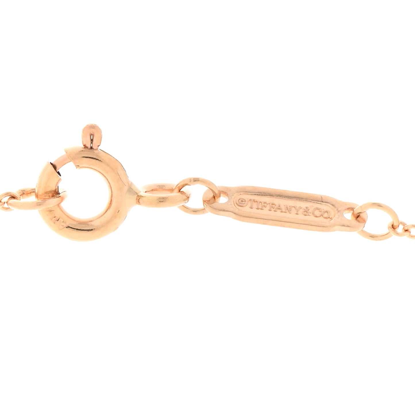 18K Rose Gold Ampersand Pendant Necklace