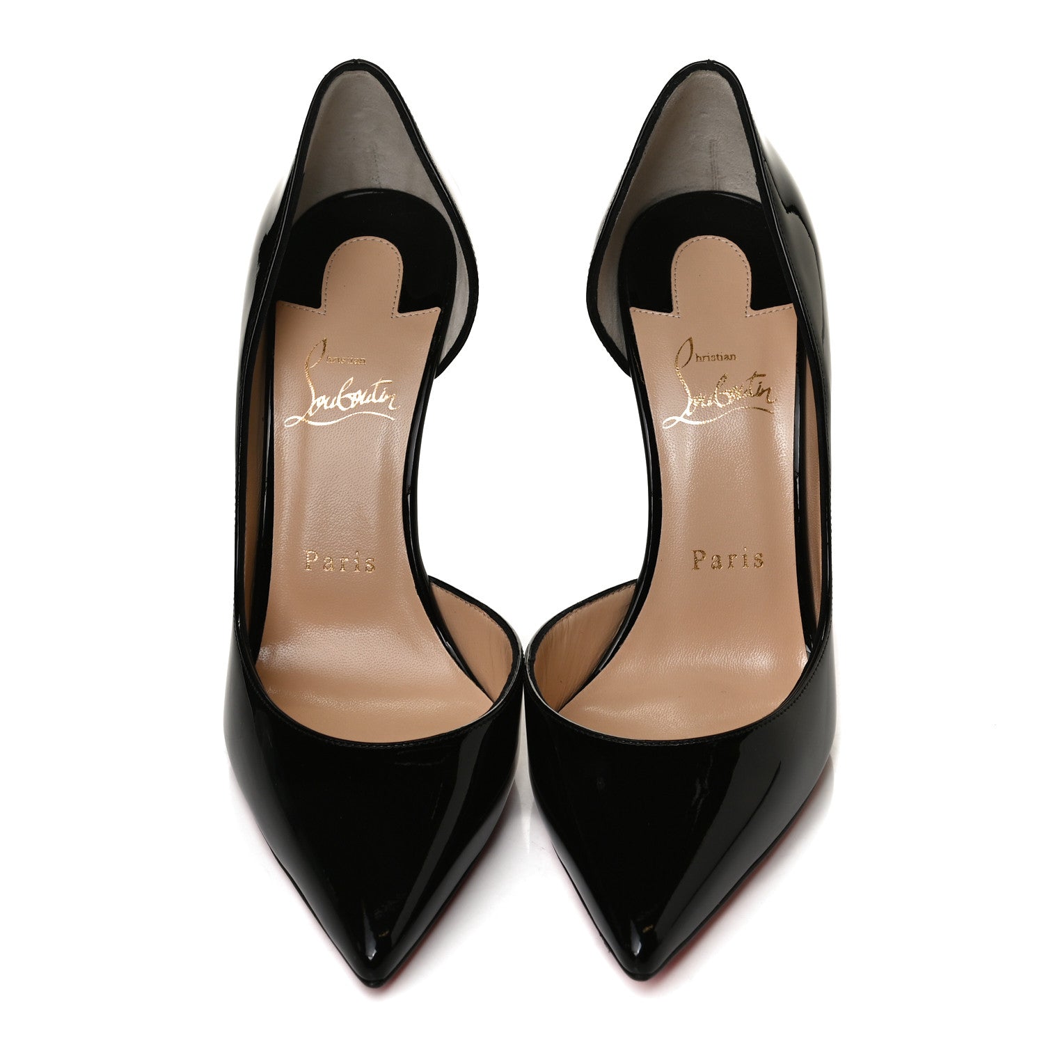 Christian Louboutin Patent Iriza 100 Pumps 38 Black 5 of 10