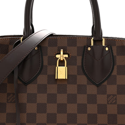 Louis Vuitton Cuir Taurillon Damier Ebene Normandy Black 8 of 12