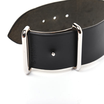 Hermes Chamonix Cuff Bracelet PM Black 12 of 13