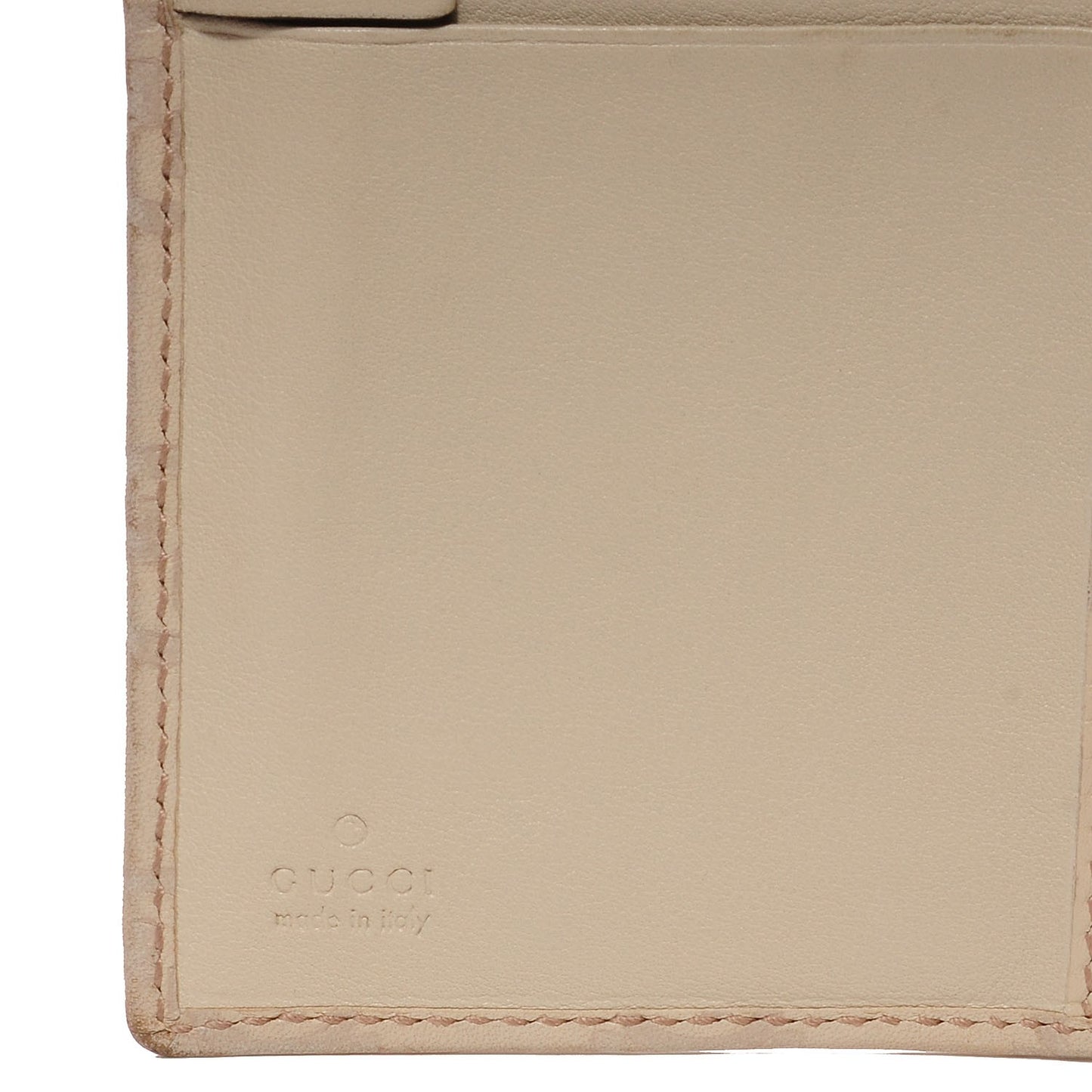 Guccissima Continental Wallet Off White