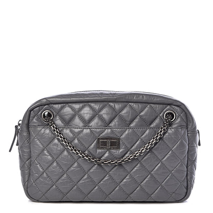 Chanel Aged Calfskin Medium Reissue Camera Case Grey 1 of 10