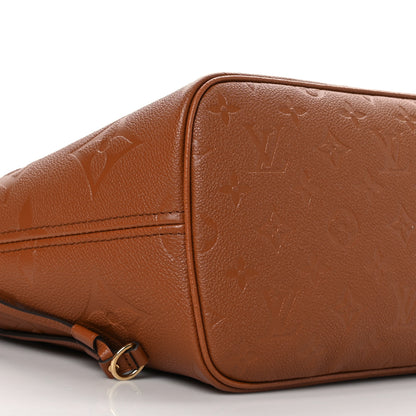 Louis Vuitton Empreinte Monogram Giant Neverfull MM Cognac 8 of 9