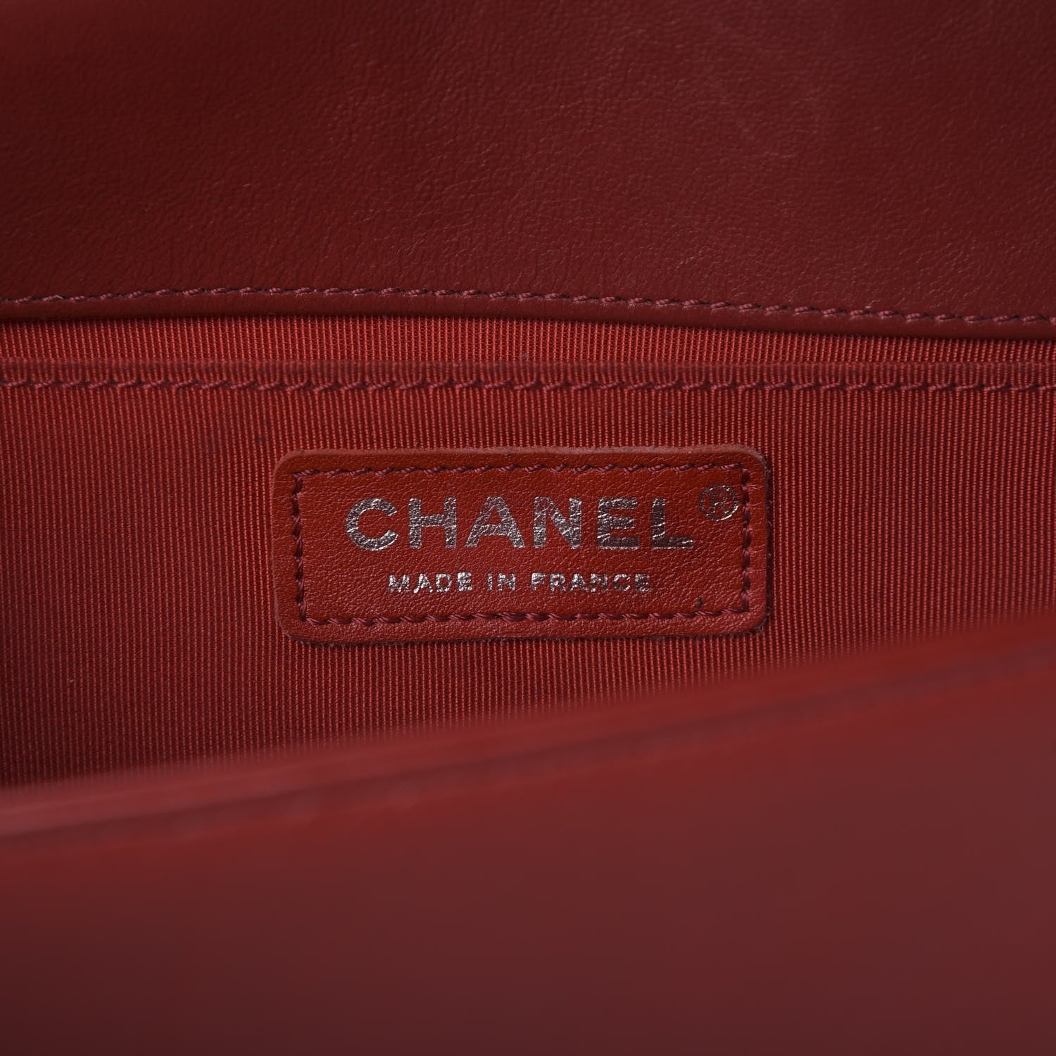 Chanel Lambskin Quilted Medium Boy Flap Red 8 of 9