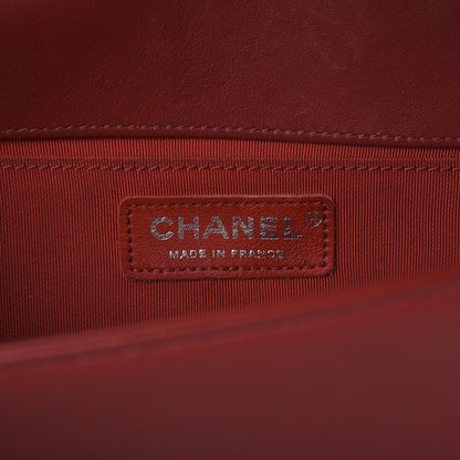 Chanel Lambskin Quilted Medium Boy Flap Red 8 of 9