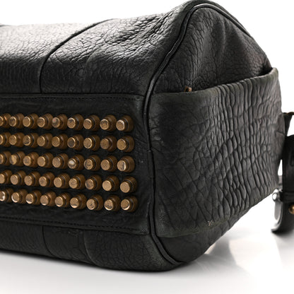Alexander Wang Pebbled Lambskin Rocco Black Pale Gold Hardware 8 of 12