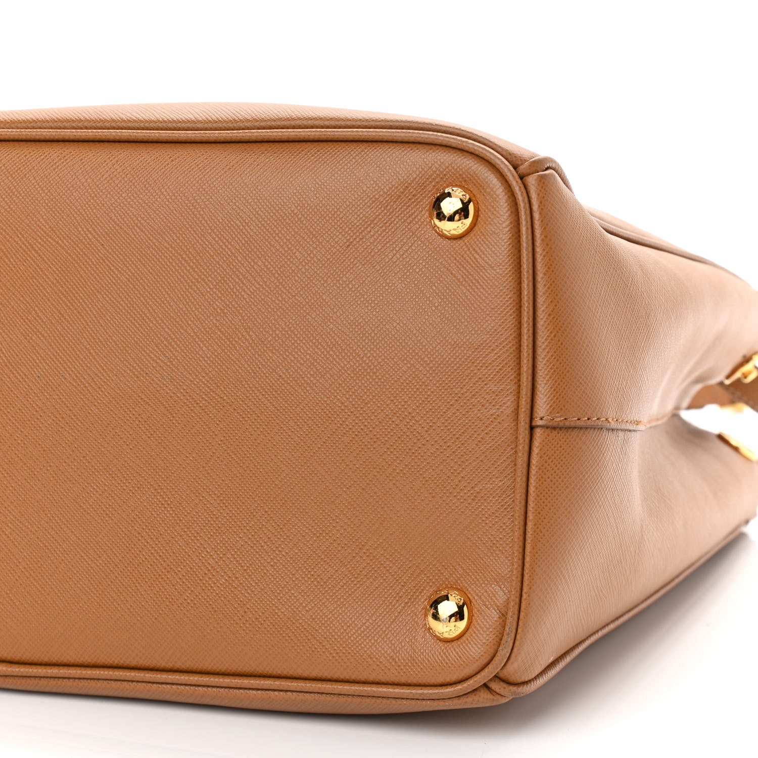 Prada Saffiano Medium Galleria Double Zip Tote Caramel 9 of 15