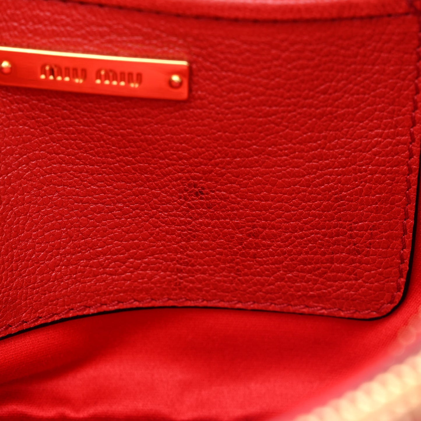 Goatskin Madras Double Zip Crossbody Bag Rosso Cielo