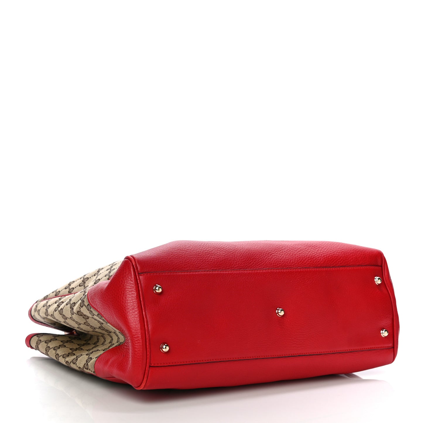 Monogram Medium Diana Bamboo Top Handle Tote Red