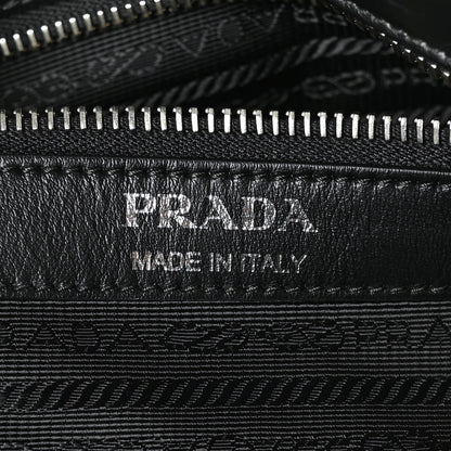 Prada Soft Calfskin Impunture Diagramme Tote Black 6 of 8