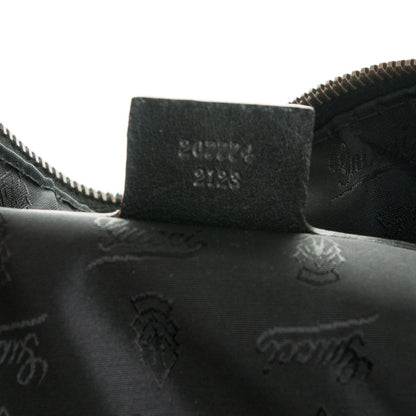 Gucci Suede Calfskin Large Babouska Studded Boston Black 7 of 8