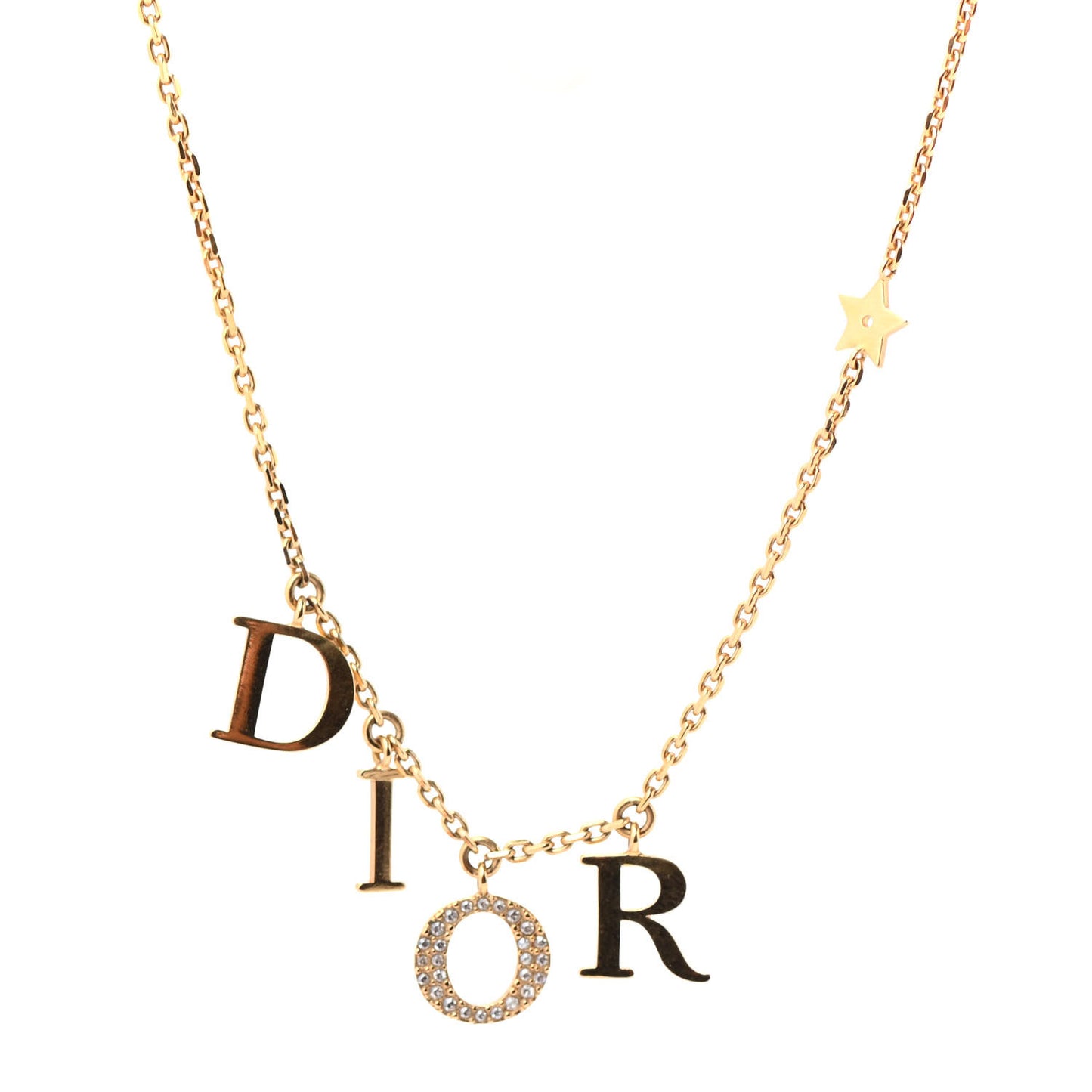 Crystal Dio(r)evolution Necklace Gold