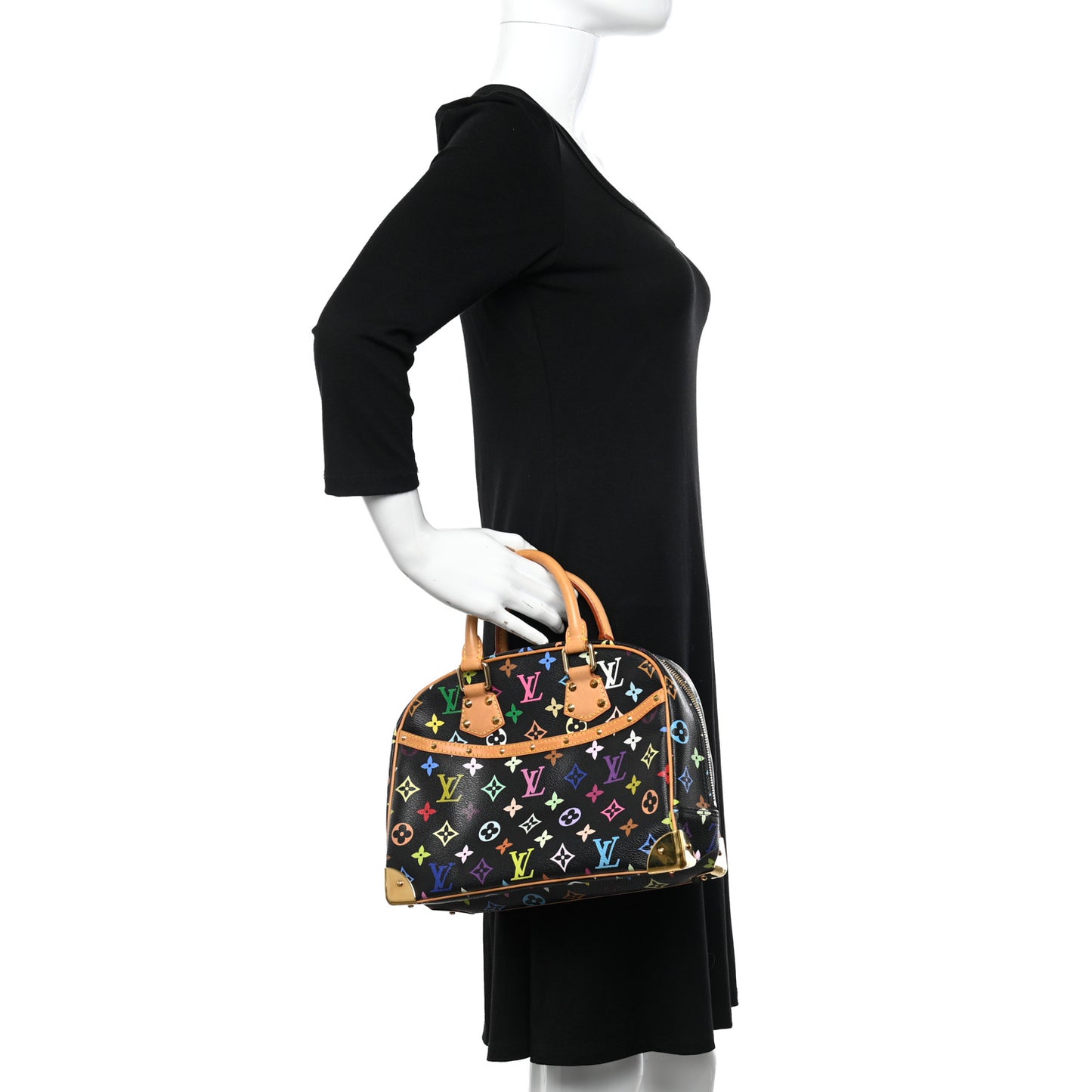 Monogram Multicolor Trouville Black
