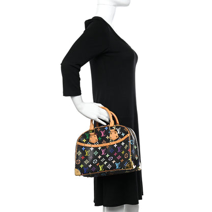 Louis Vuitton Monogram Multicolor Trouville Black 2 of 9