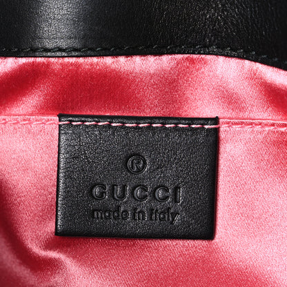 Gucci Velvet Matelasse Mini GG Marmont Shoulder Bag Black 75/30 Black 6 of 11
