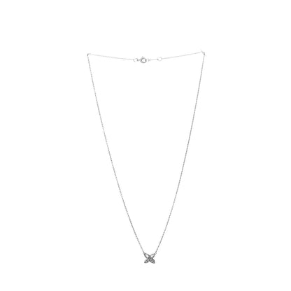 Tiffany Platinum Diamond Small Bezel Set Victoria Necklace 2 of 5