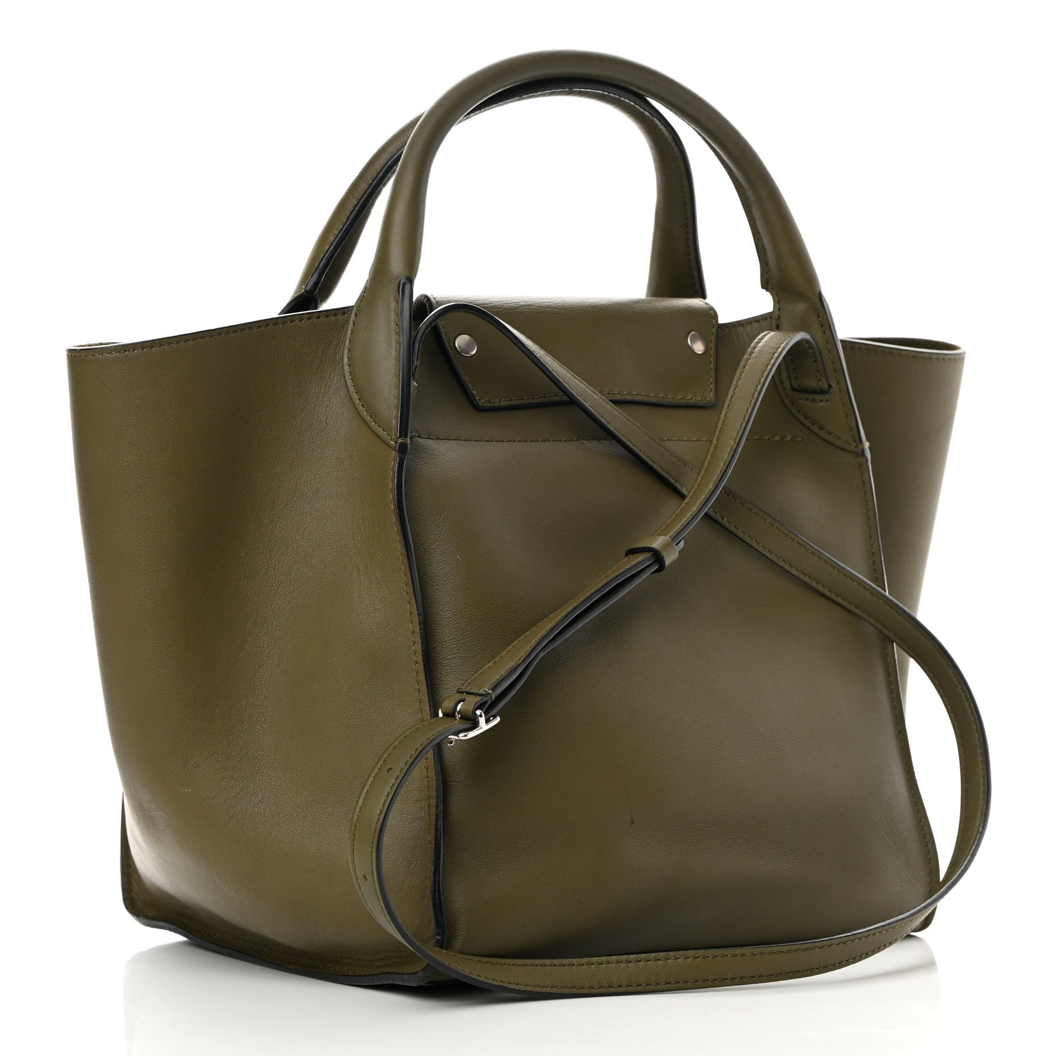 Celine Smooth Calfskin Small Big Bag Army Green 3 of 16