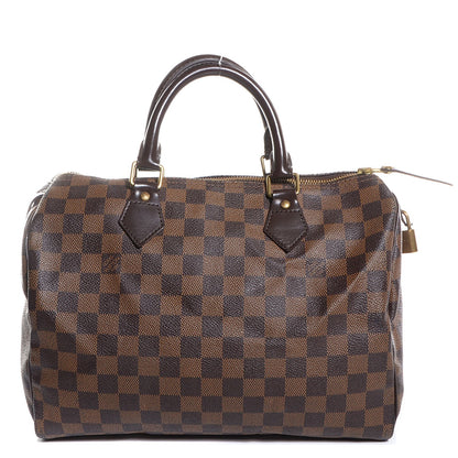Louis Vuitton Damier Ebene Speedy 30 1 of 8