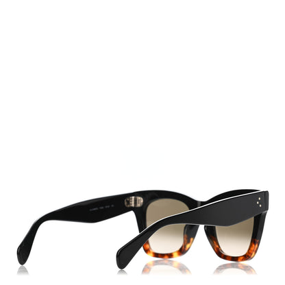 Celine Cat Eye Sunglasses CL4098 Black Havana Brown 4 of 4