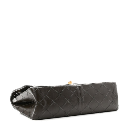 Chanel Aged Calfskin Quilted 2.55 Reissue 226 Flap Dark Khaki 4 of 10