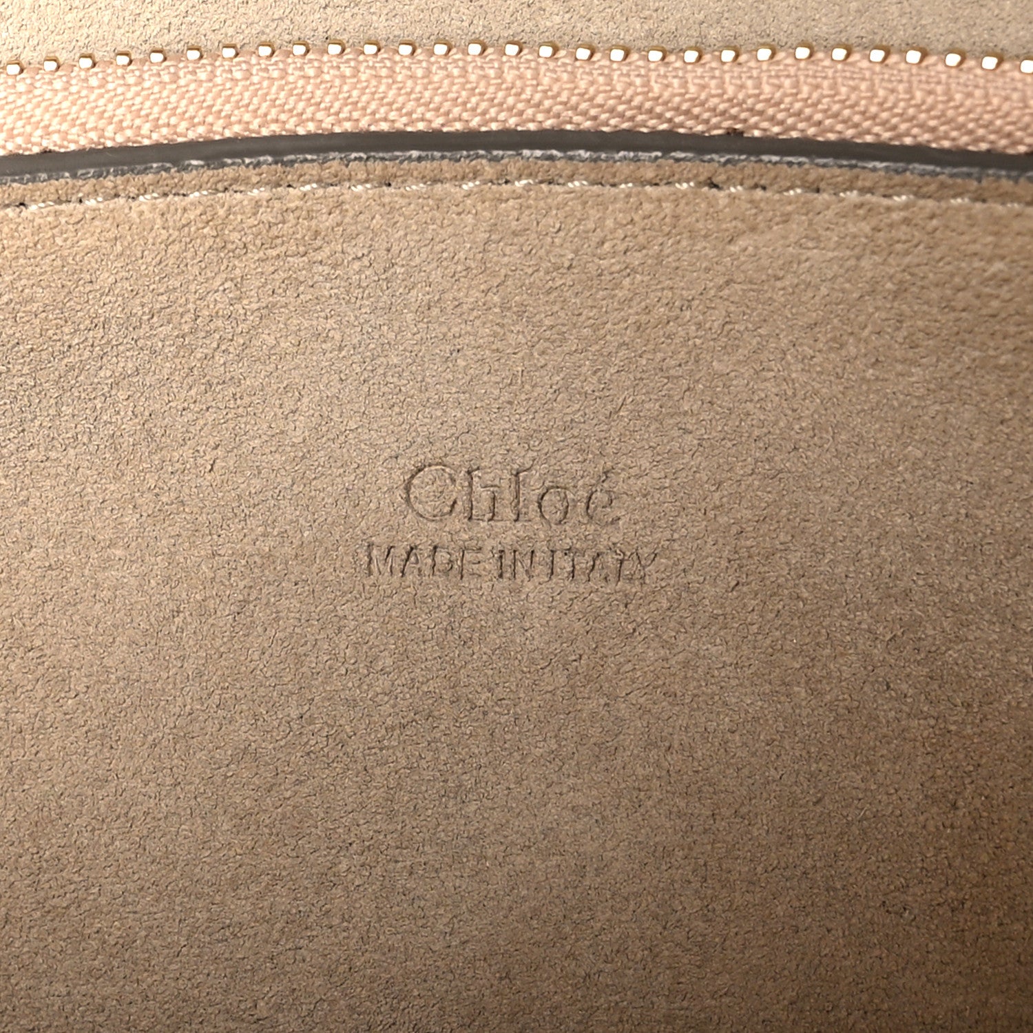Chloe Suede Calfskin Medium Faye Shoulder Bag Tobacco 6 of 17