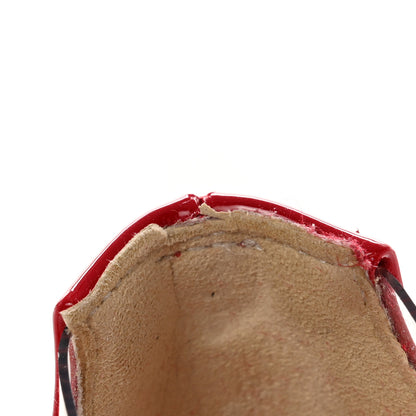 Christian Louboutin PVC Patent Degrastrass 100 Pumps 36.5 Red 11 of 12