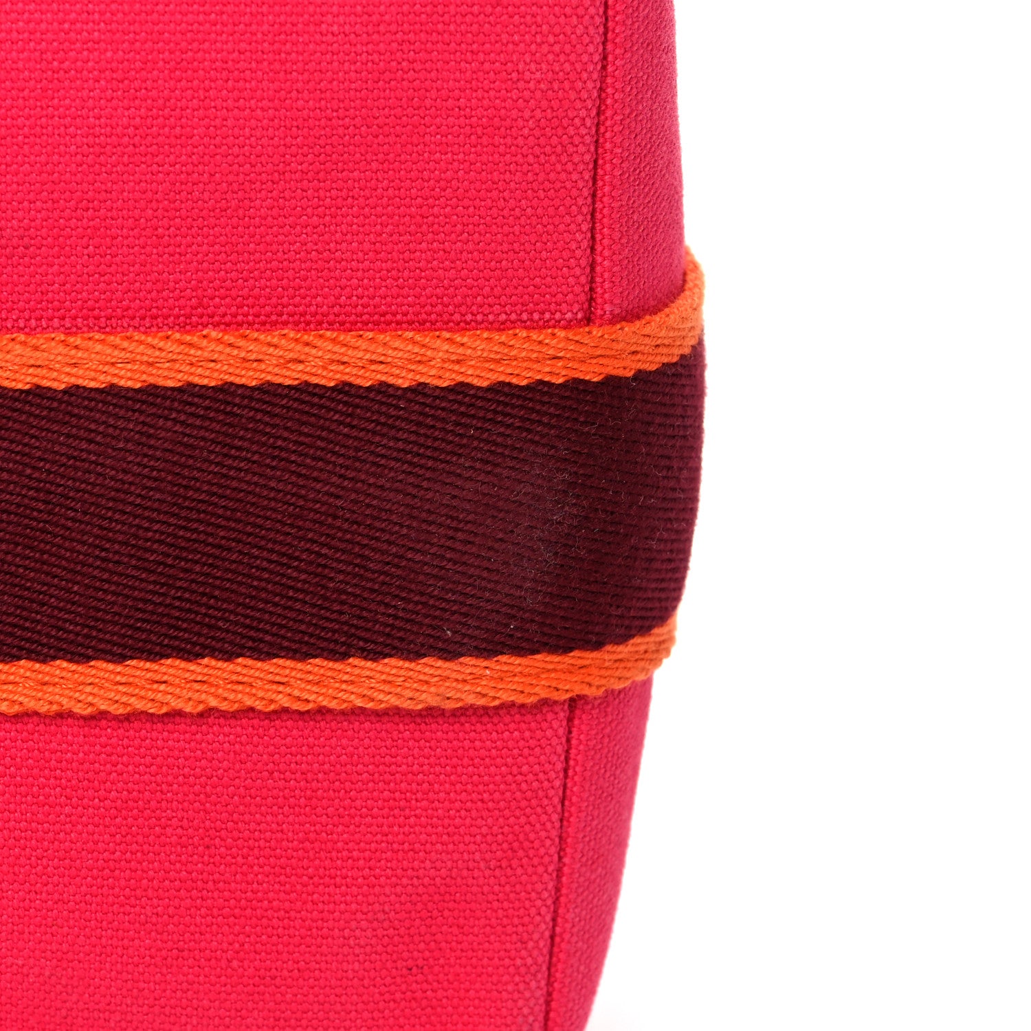 Hermes Canvas Large Bride-A-Brac Pouch Hibiscus 14 of 14