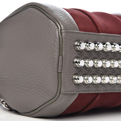 Alexander Wang Nubuck Soft Pebbled Calfskin Mini Rockie Beet Stone Rhodium Hardware 11 of 12