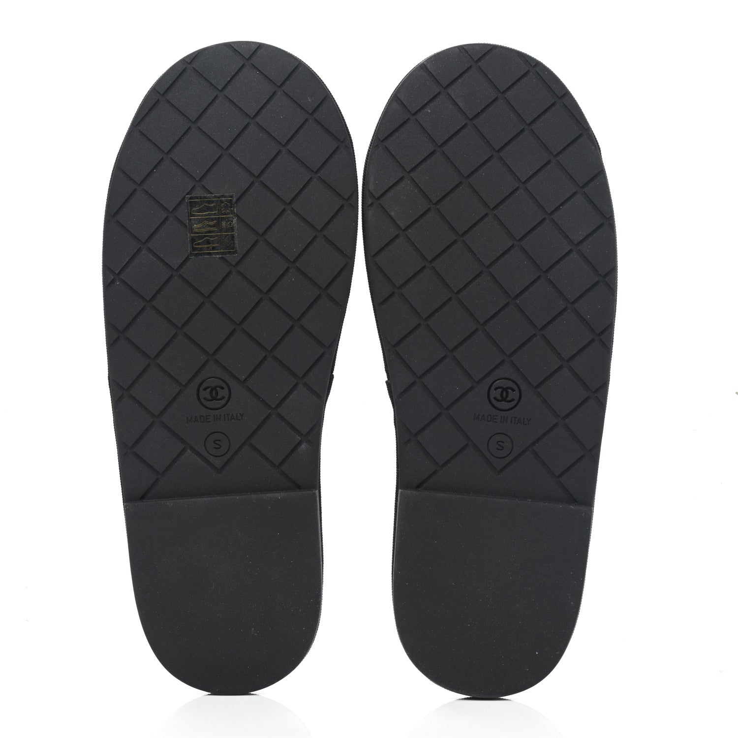 Chanel Lambskin CC Flat Mules S Black 6 of 11