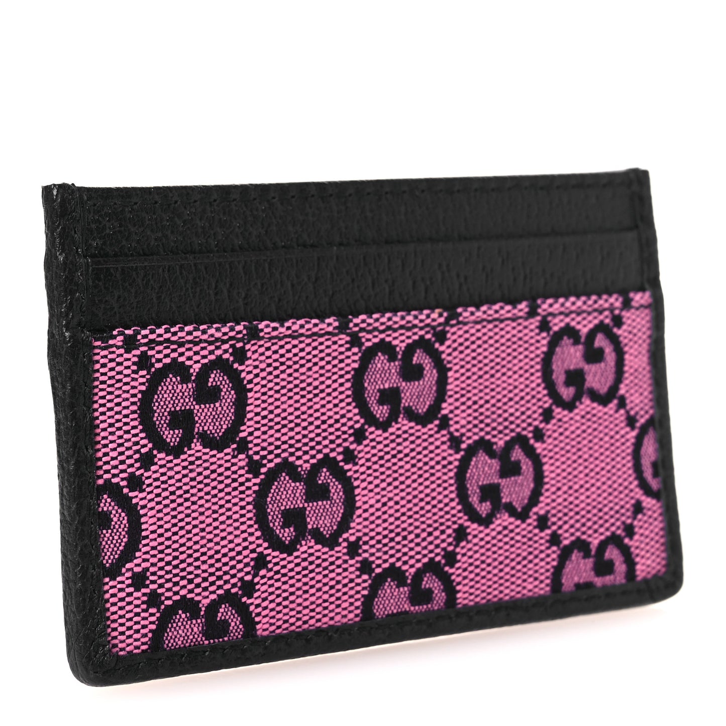 Monogram Multicolor Retro Interlocking G Card Holder Pink Blue