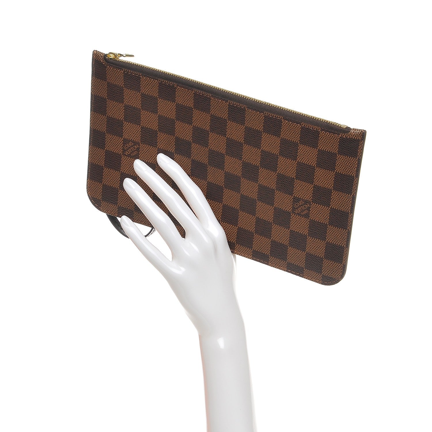 Louis Vuitton Damier Ebene Neverfull MM GM Pochette 2 of 9