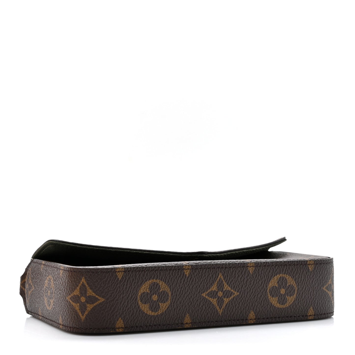 Monogram Felicie Strap & Go Kaki