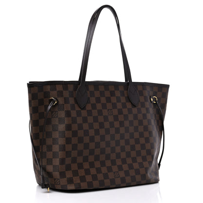 Louis Vuitton Damier Ebene Neo Neverfull MM Rose Ballerine 3 of 15