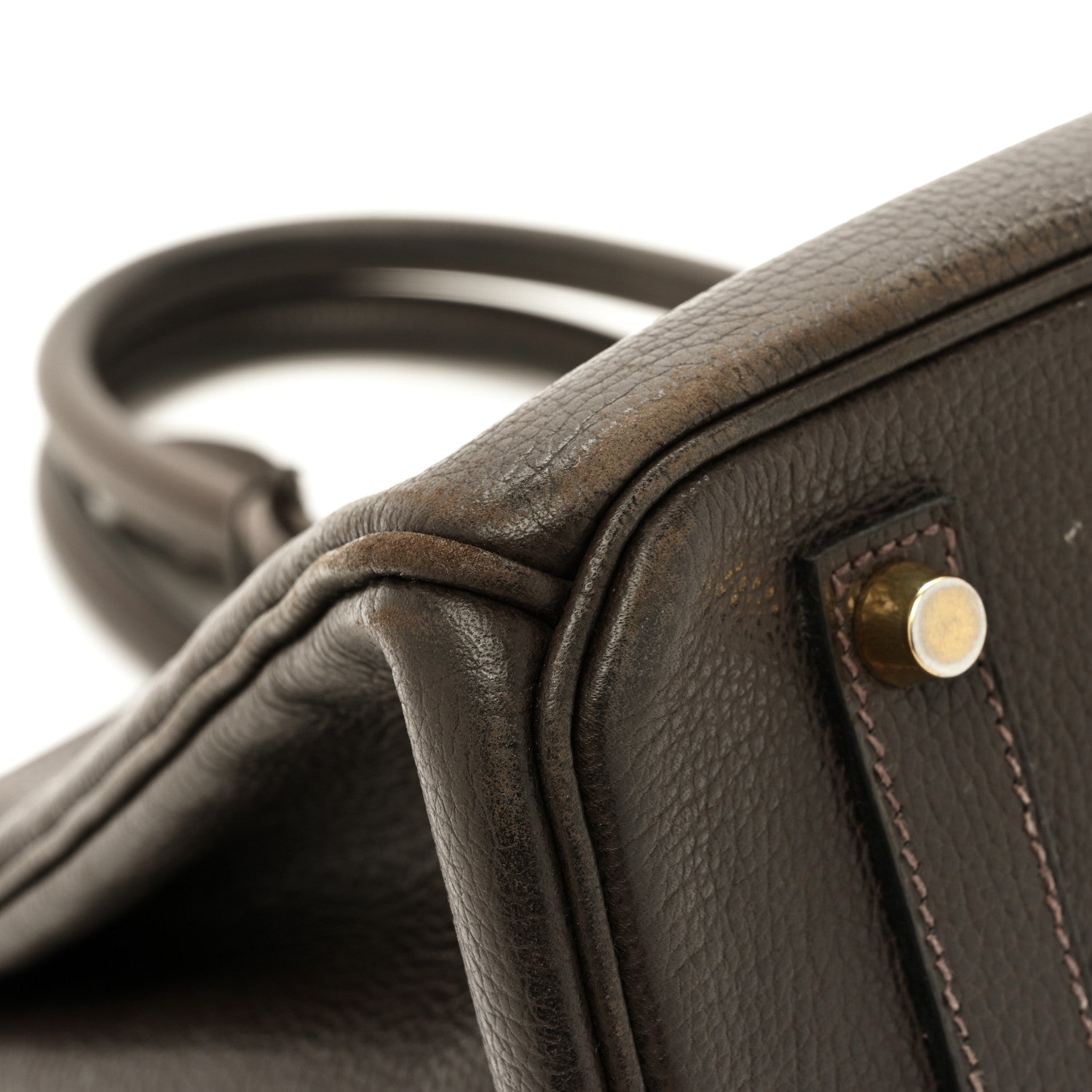 Hermes Togo Birkin 35 Chocolate 11 of 19